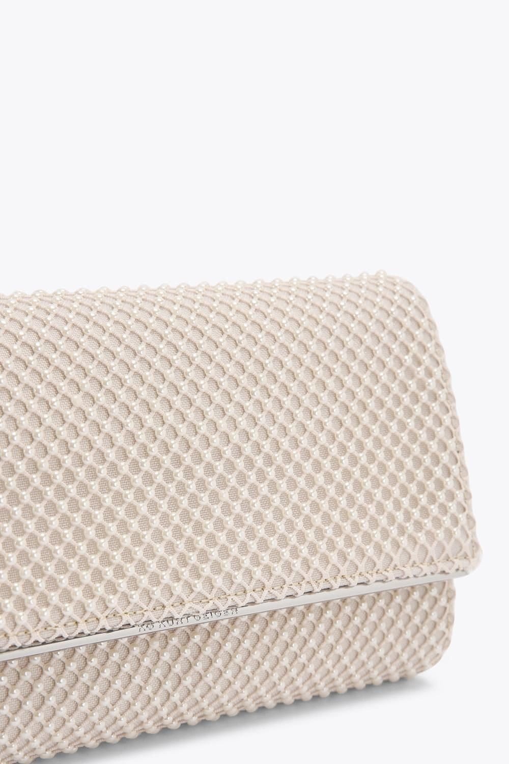 Miss KG Miss KG Women's 'Tilly Pearl Clutch' Bag in White - 4