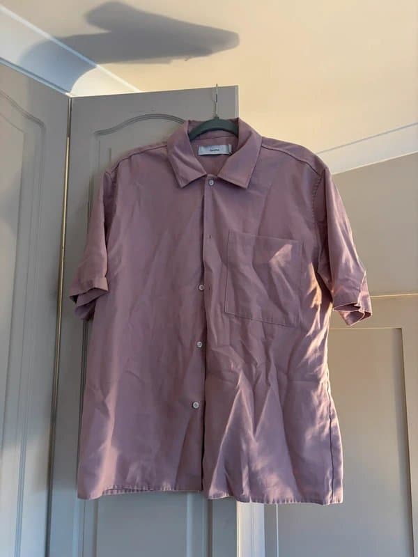 Bershka Bershka men’s pink shirt
