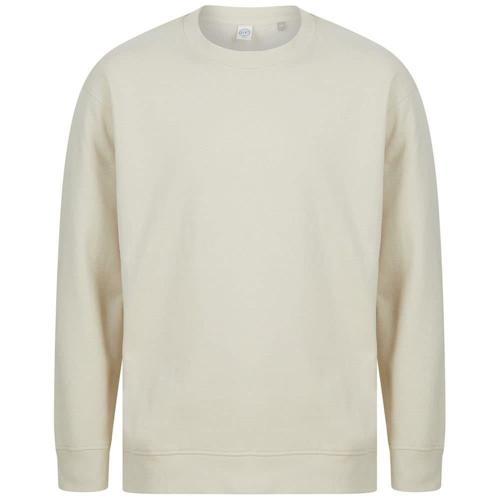SF Men SF Men Men's Plain Jumper in Light Stone