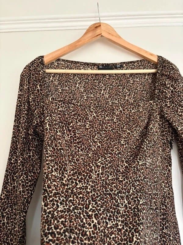 ASOS Leopard print maxi dress