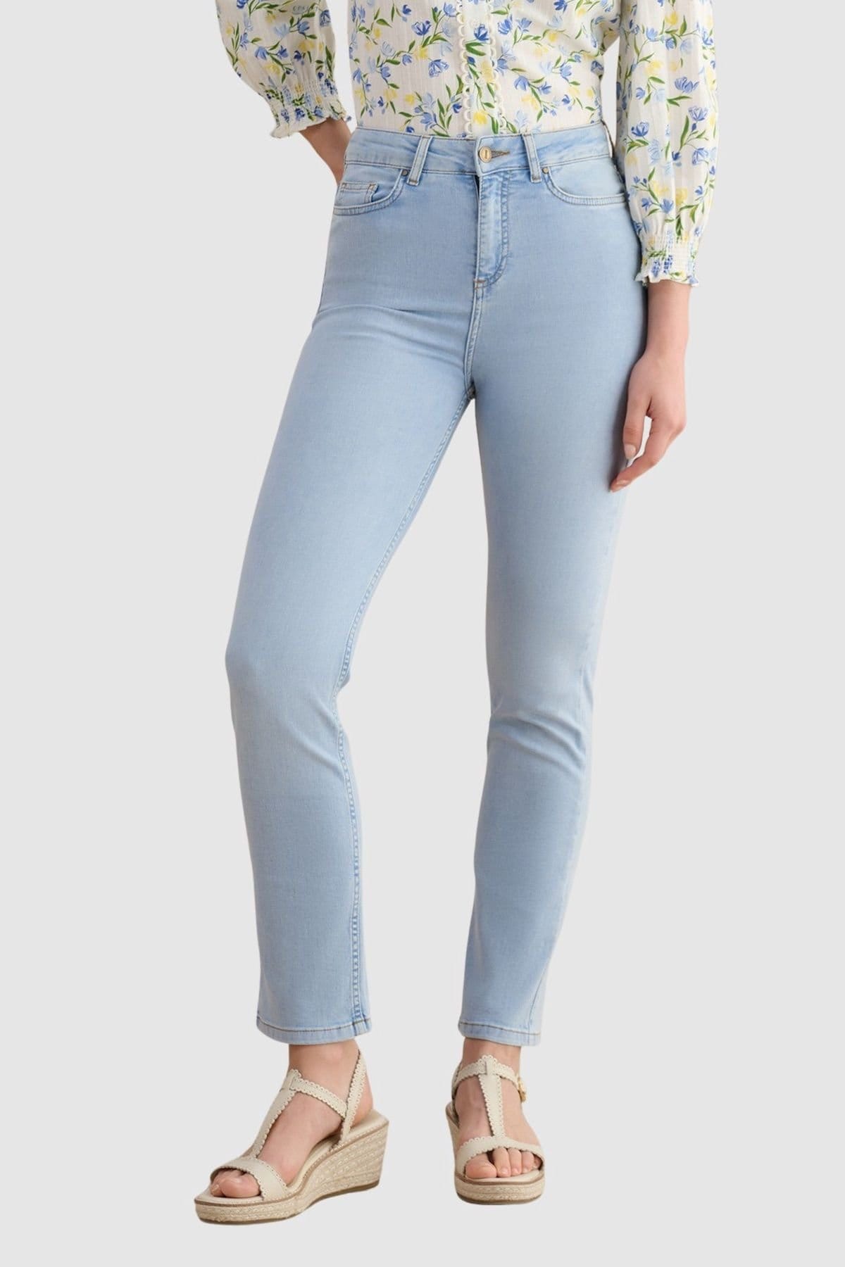 Hobbs London Light Blue Slim Jean for Women