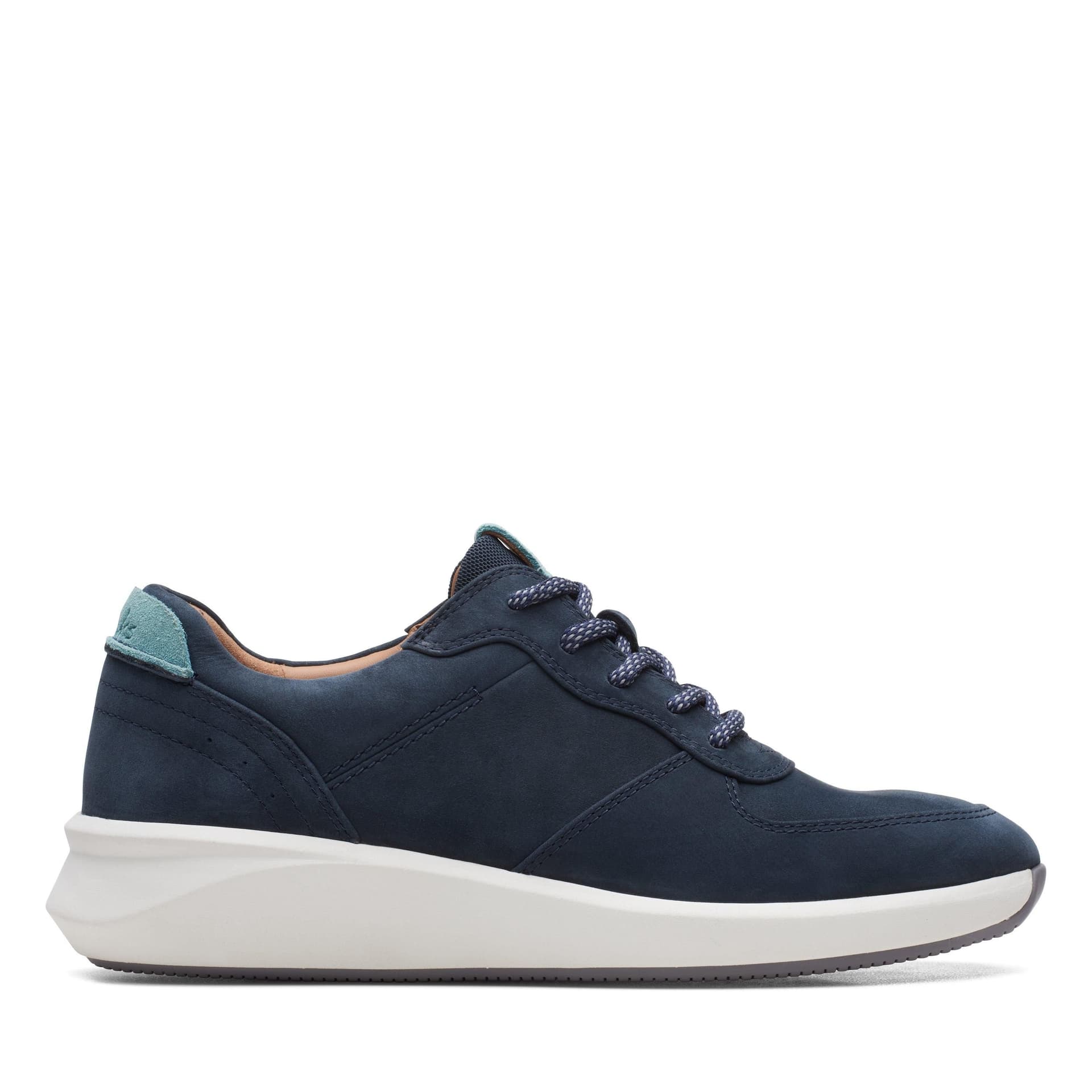 Clarks Clarks Women's Un Rio Sprint Navy Nubuck Trainers in Blue