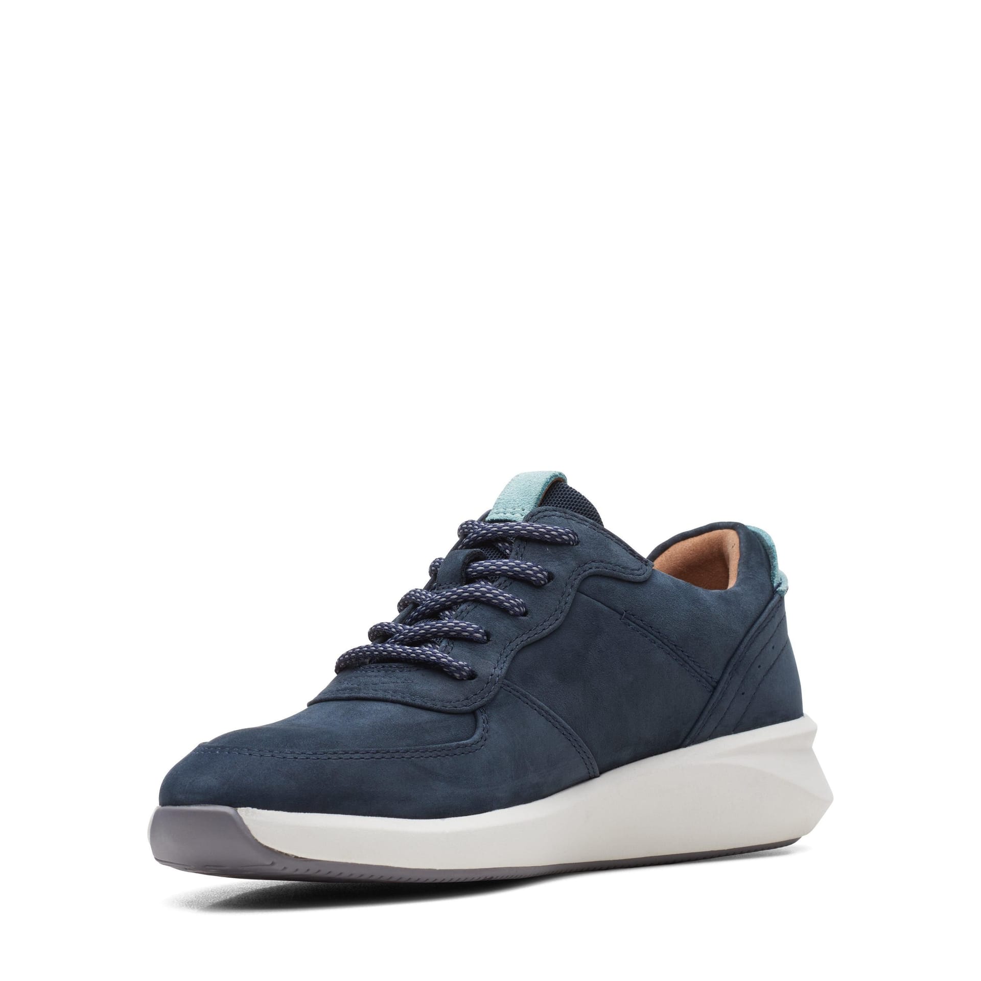 Clarks Clarks Women's Un Rio Sprint Navy Nubuck Trainers in Blue - 4