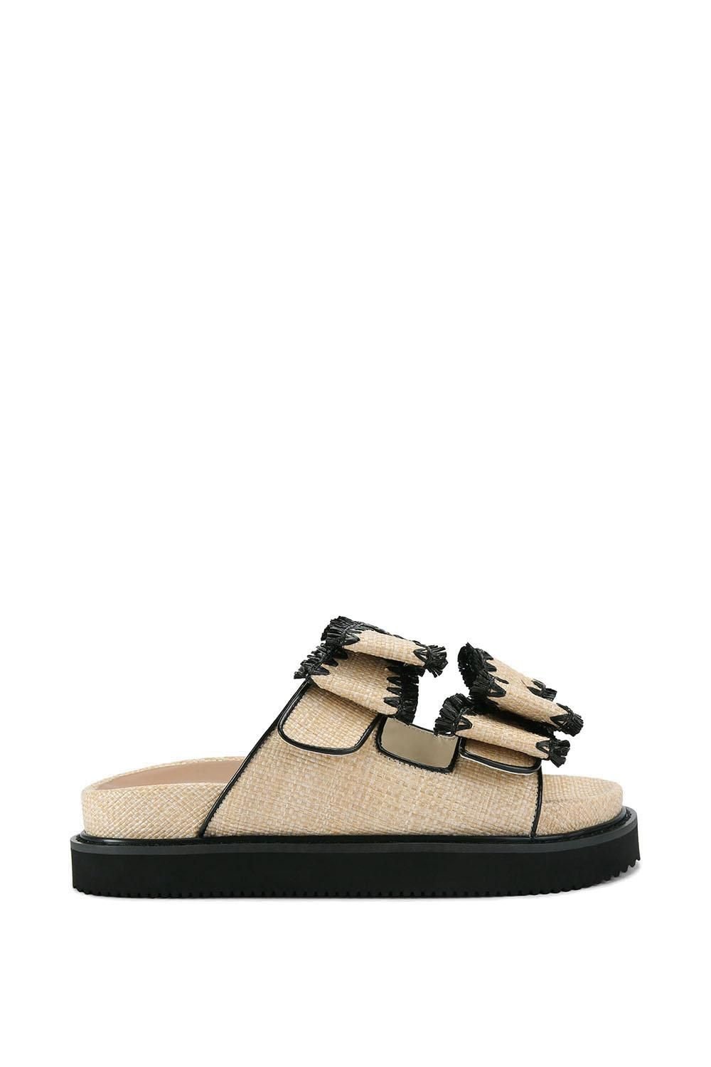 KG Kurt Geiger KG Kurt Geiger Women's 'Robbie' Fabric Sandals in Beige - 2