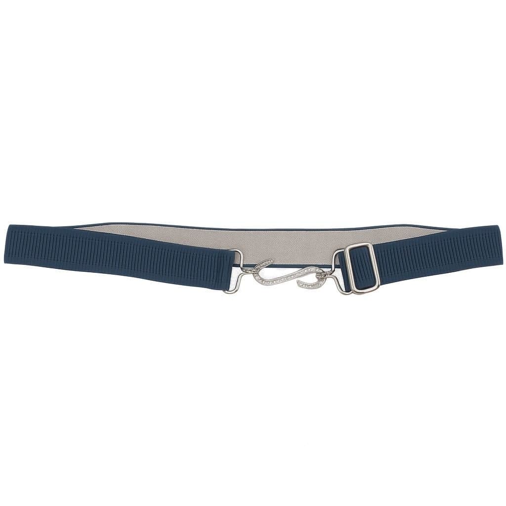 Britwear Britwear Navy Adjustable Elastic S Hook Snake Belt