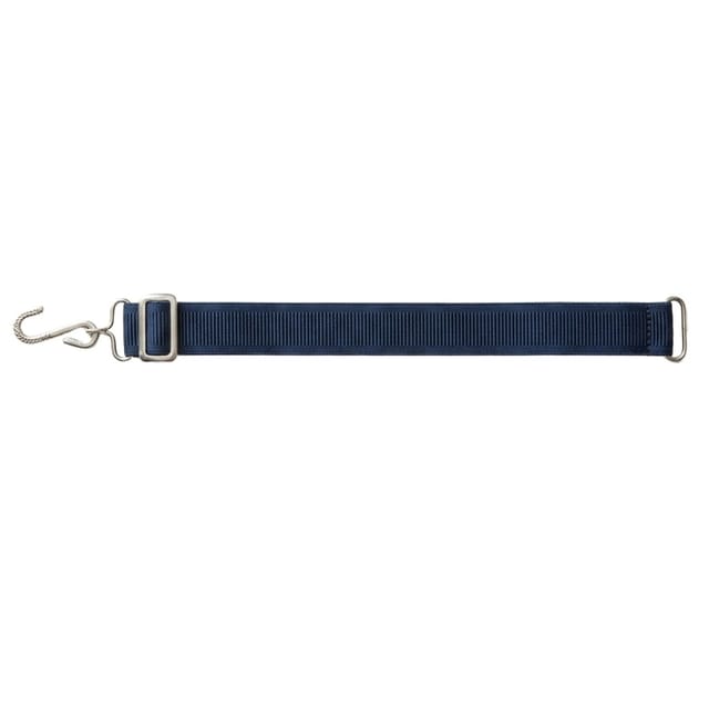 Britwear Britwear Men's Plain Adjustable Elastic S Hook Snake Belt in Navy - 2