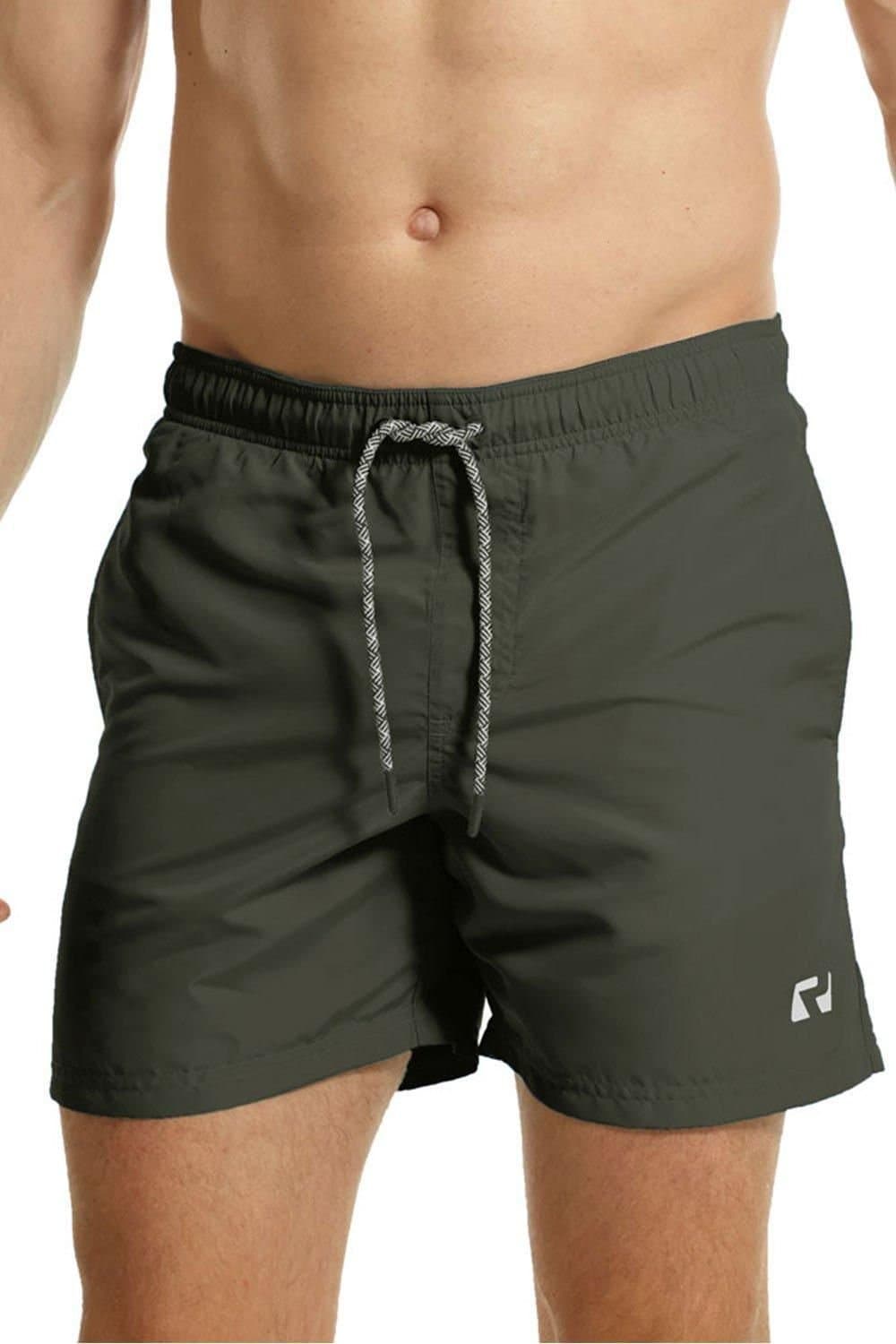 RIPT Essentials RIPT Essentials Men's Plain Swim Shorts in Charcoal