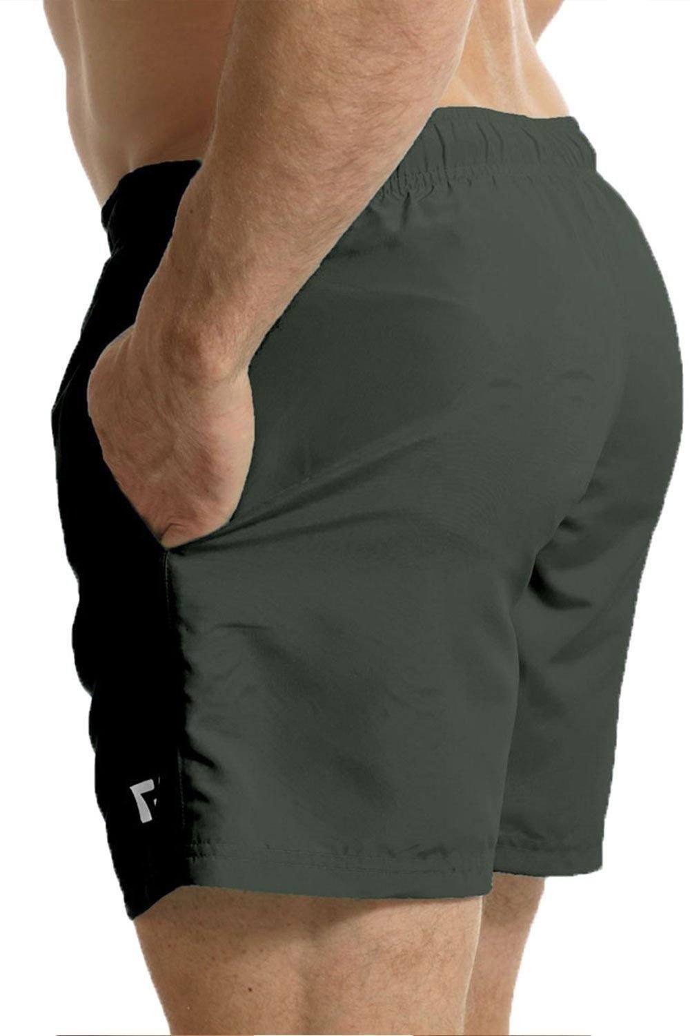 RIPT Essentials RIPT Essentials Men's Plain Swim Shorts in Charcoal - 3