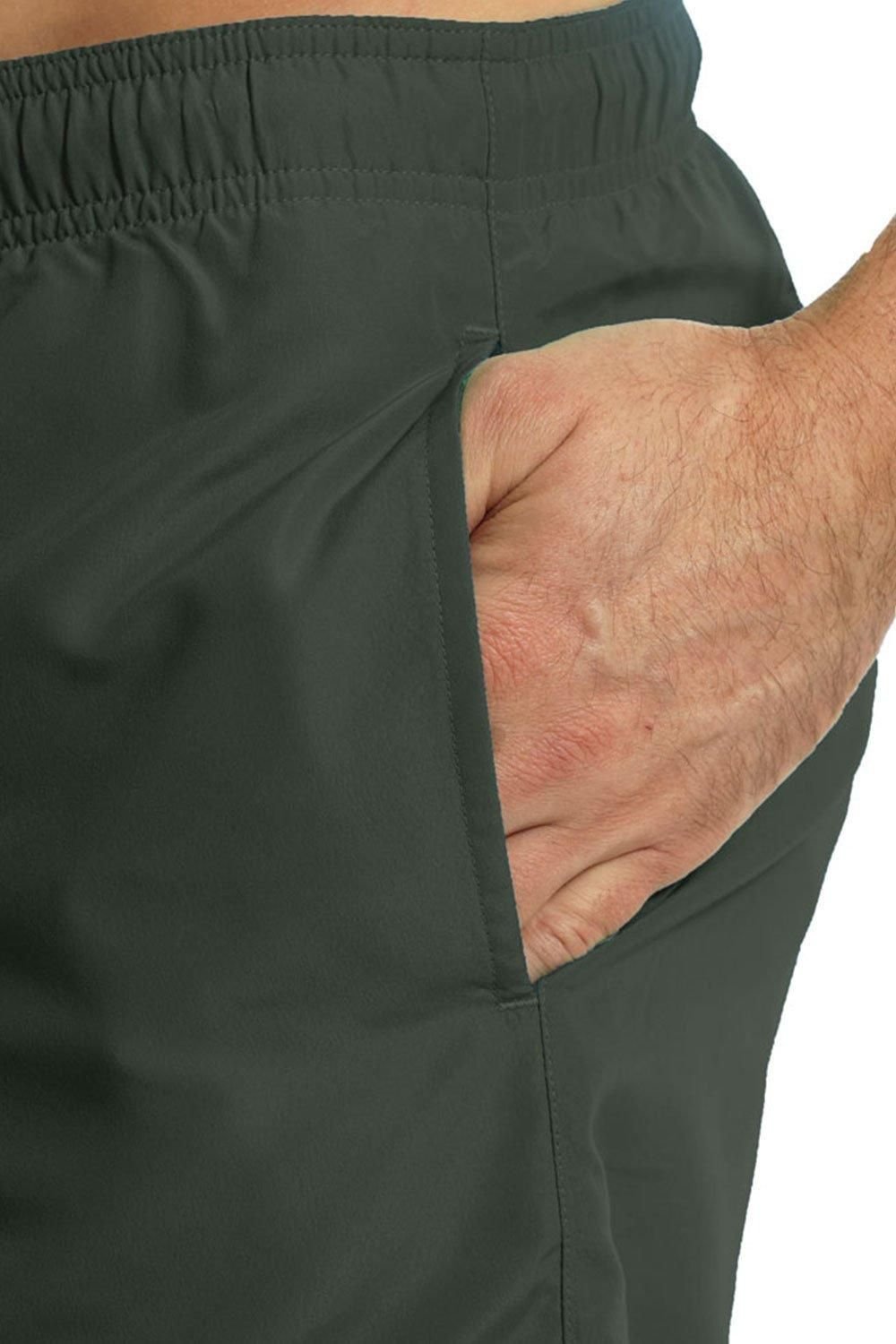 RIPT Essentials RIPT Essentials Men's Plain Swim Shorts in Charcoal - 4