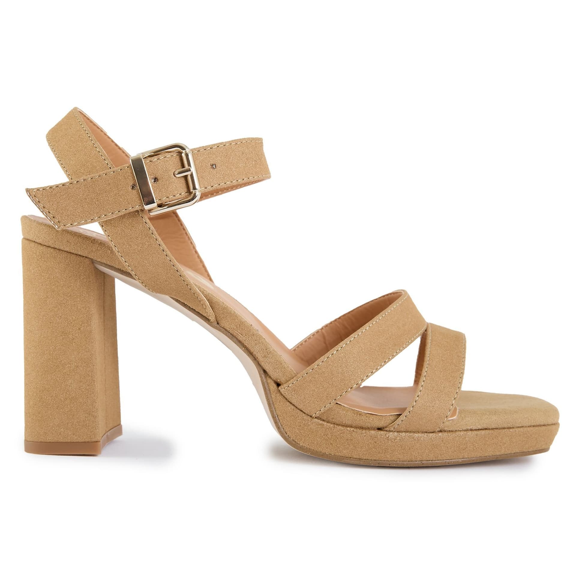 V.GAN V.GAN Women's Tulsi Platform Heel Sandals in Taupe