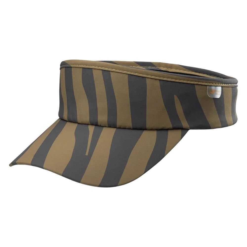 Aquawave Aquawave Men's Diana Zebra Print Visor Cap in Green