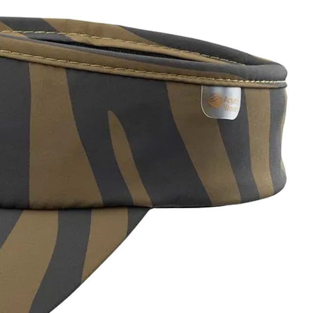 Aquawave Aquawave Men's Diana Zebra Print Visor Cap in Green - 2