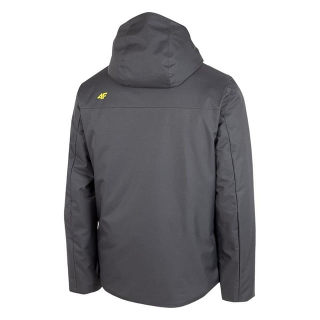4F 4F Men's H4Z22 Contrast Zip Ski Jacket in Grey - 2