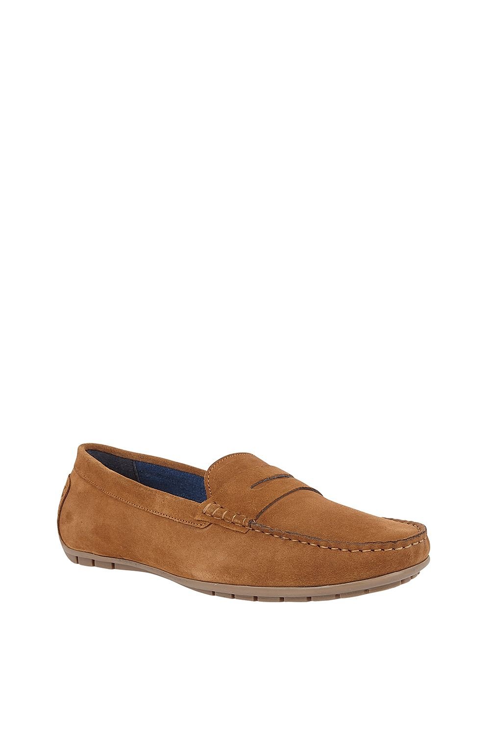 Lotus Lotus Men's 'Addison' Suede Loafers in Tan - 3