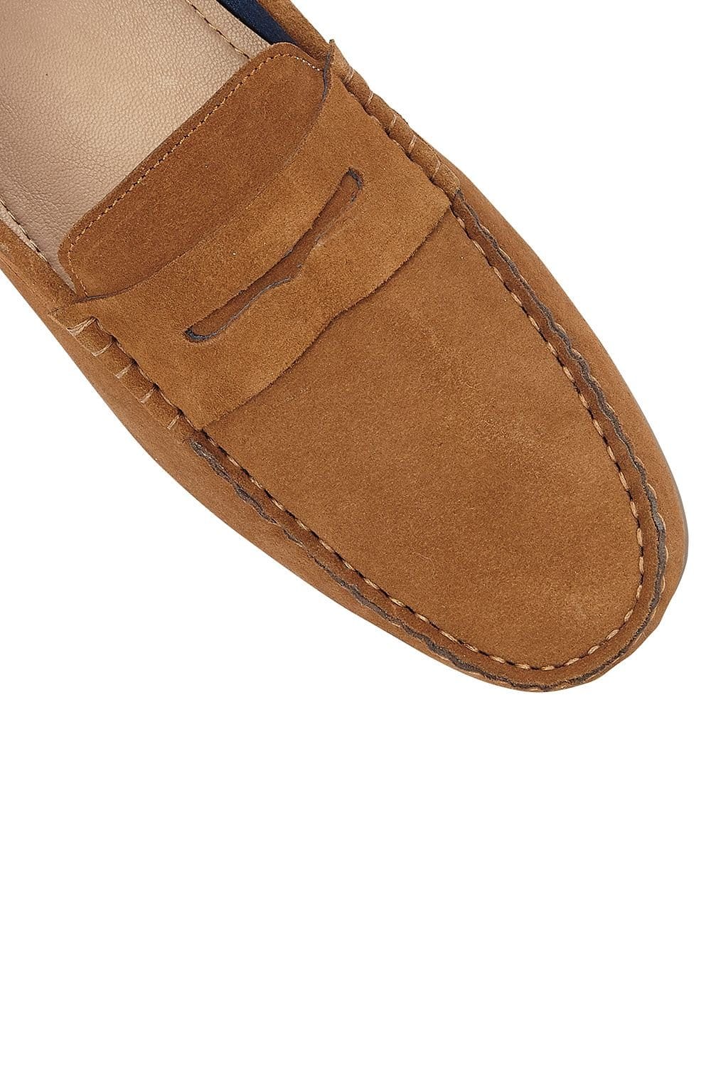 Lotus Lotus Men's 'Addison' Suede Loafers in Tan - 4