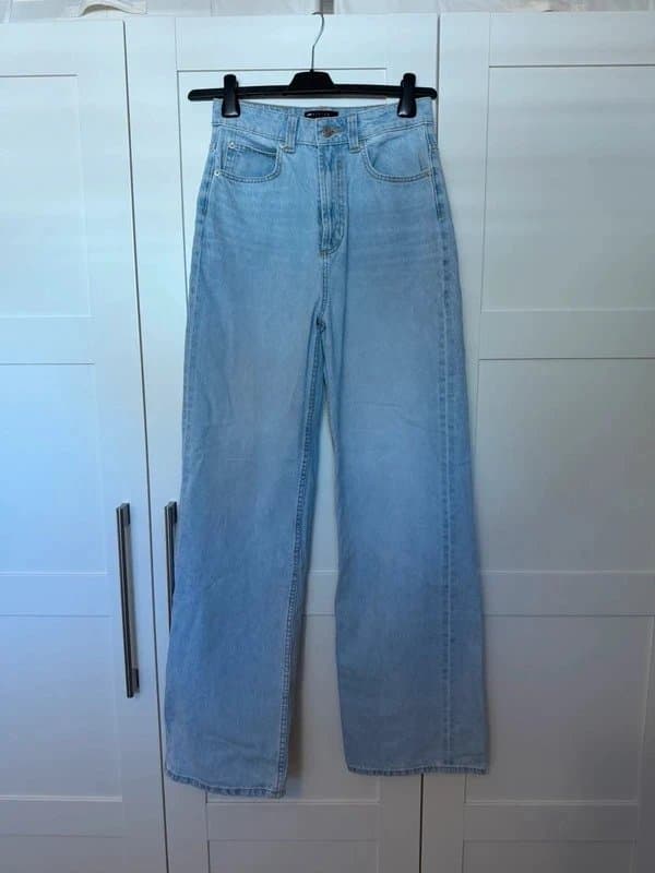 ASOS ASOS Blue Wide Leg Jeans W26/L36 (tall)