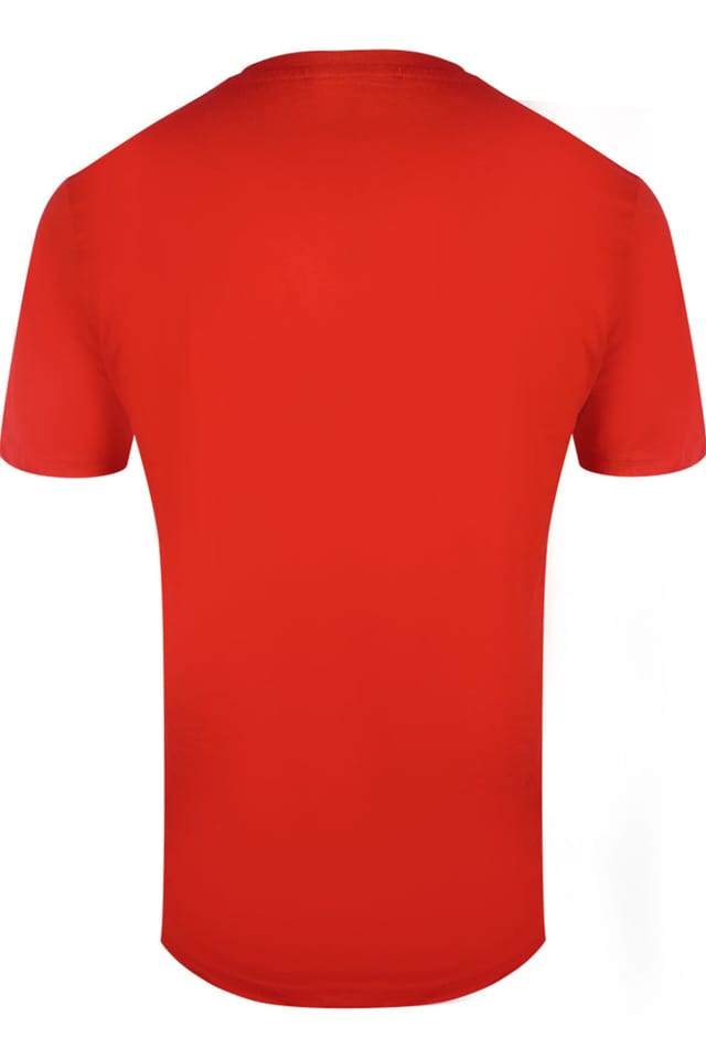 Cavalli Class Cavalli Class Men's Short Sleeve Crew T-shirt in Red - 2