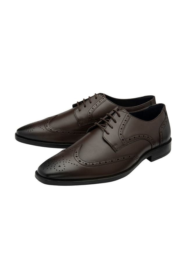 Lotus Lotus Men's Brown 'Milton' Leather Brogues - 2