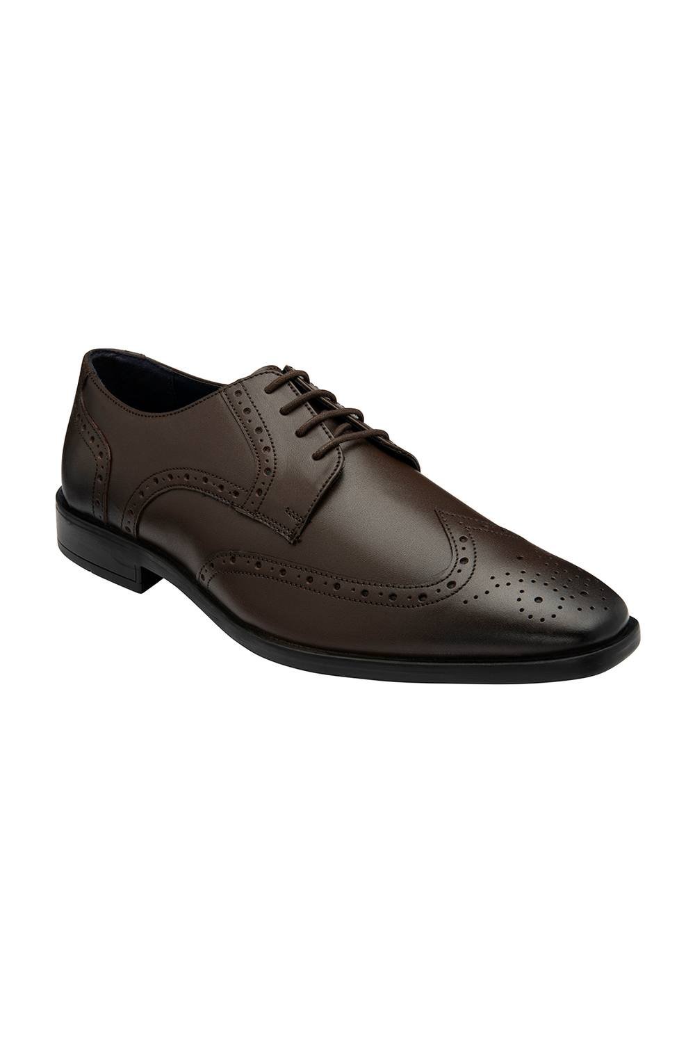 Lotus Lotus Men's Brown 'Milton' Leather Brogues - 4