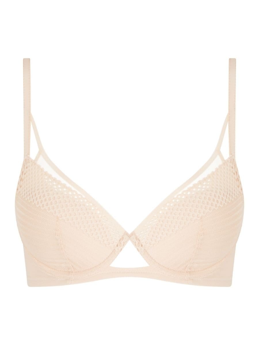 Chantelle Chantelle Women's Play Plunge T-Shirt Bra in Beige - 4