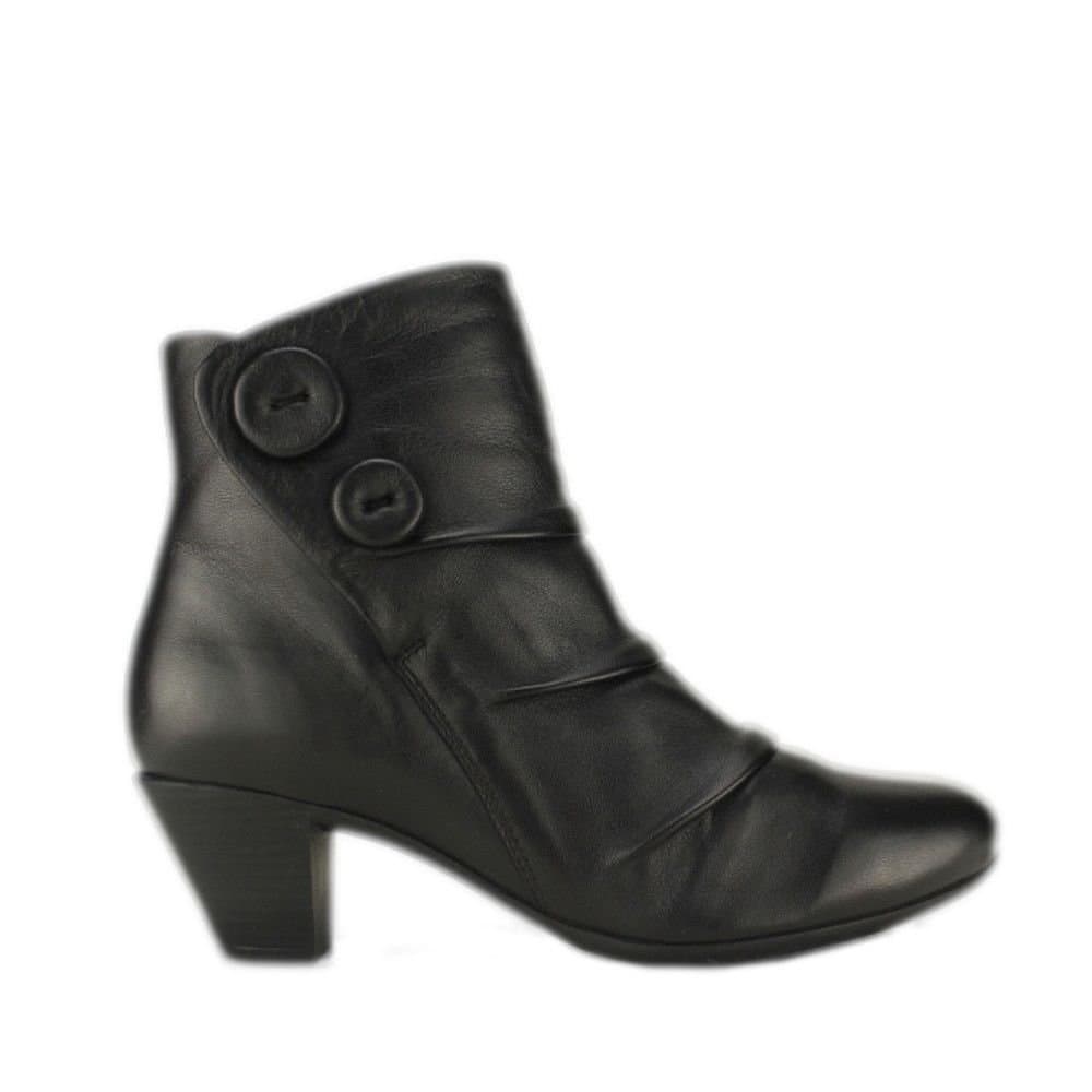 Cipriata Cipriata Women's Emma Button Ankle Boot in Black