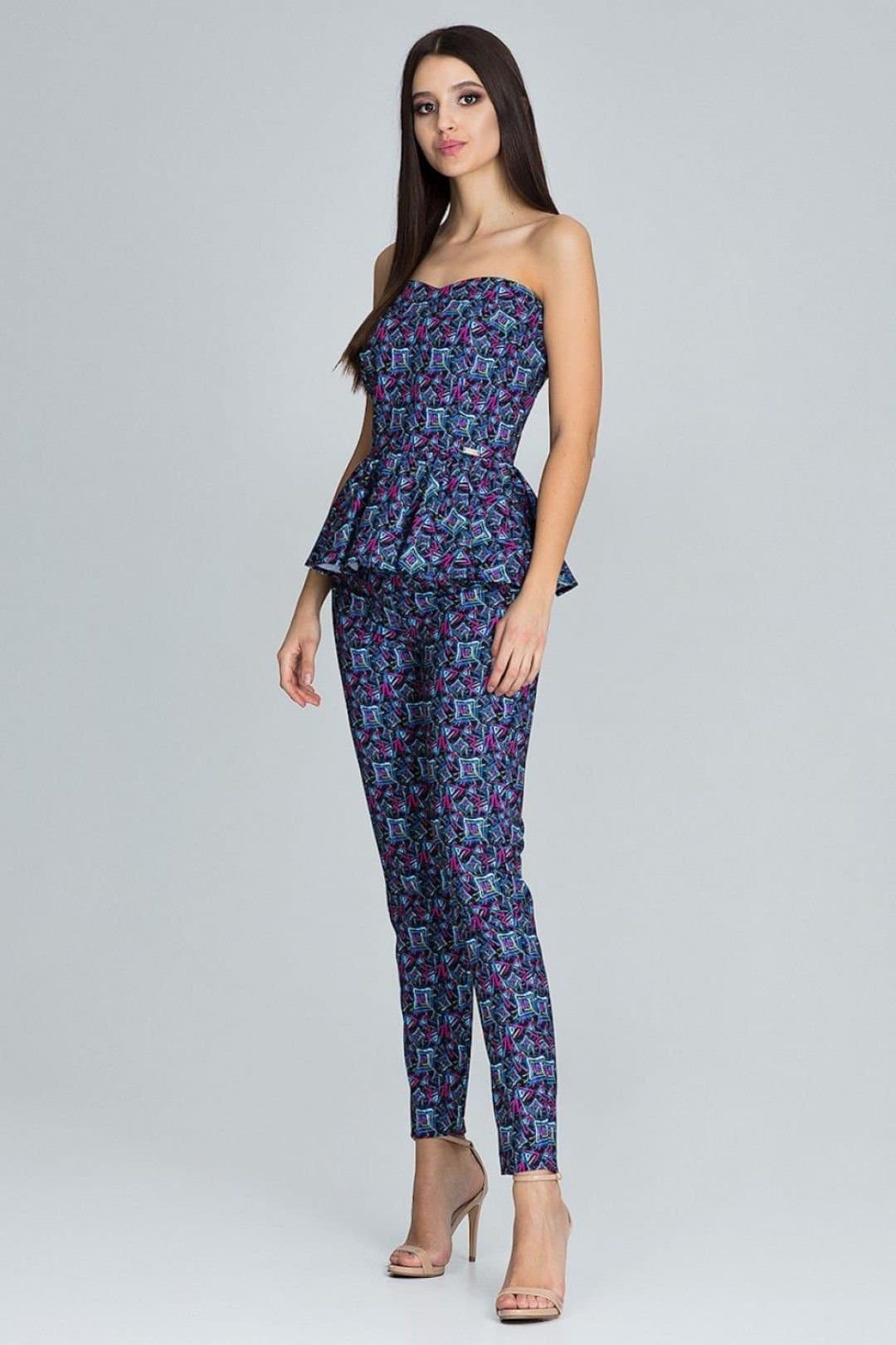 Love Lace Love Lace Women's Straight Corset Trousers with Frill Hem