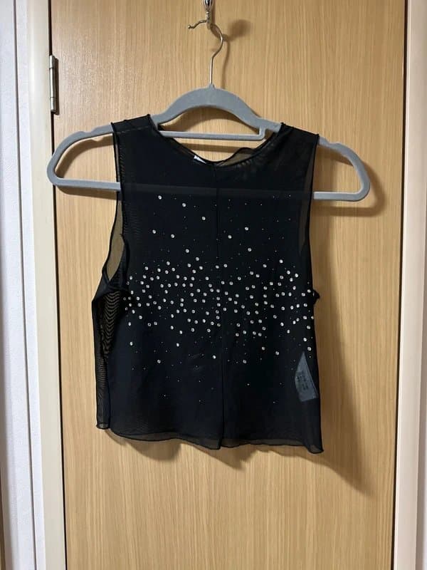 Bershka Bershka mesh embellished vest