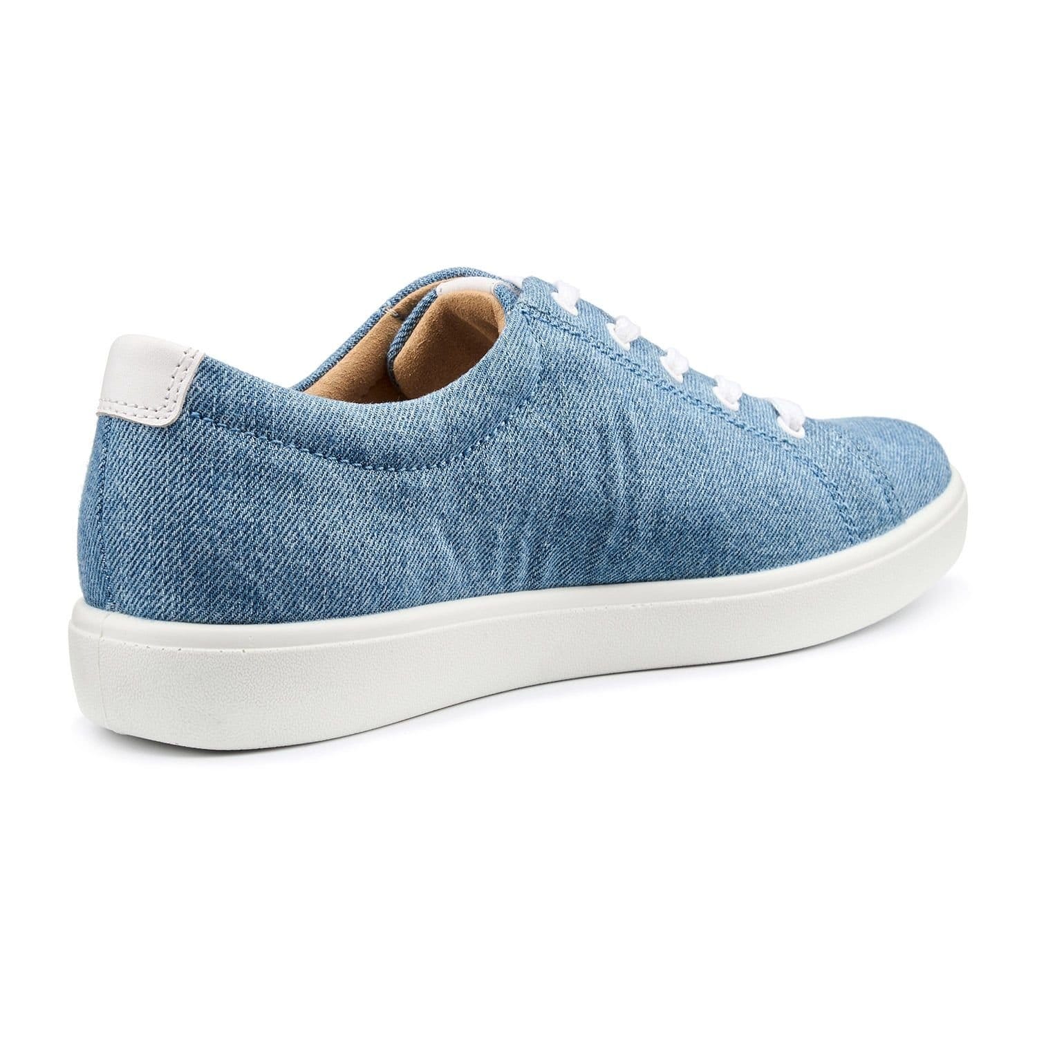 Hotter Hotter Women's Extra Wide 'Molly' Plimsolls in Light Blue - 4