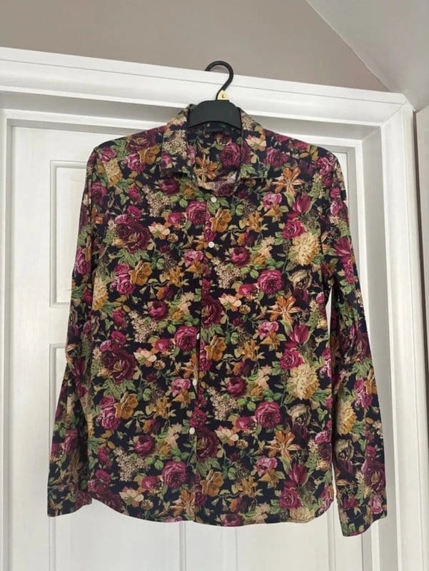 ASOS Men's Floral Long-Sleeve Shirt - Multi
