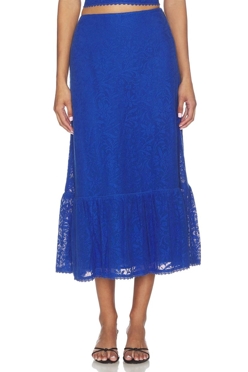 revolve Azure Midi Skirt - 1