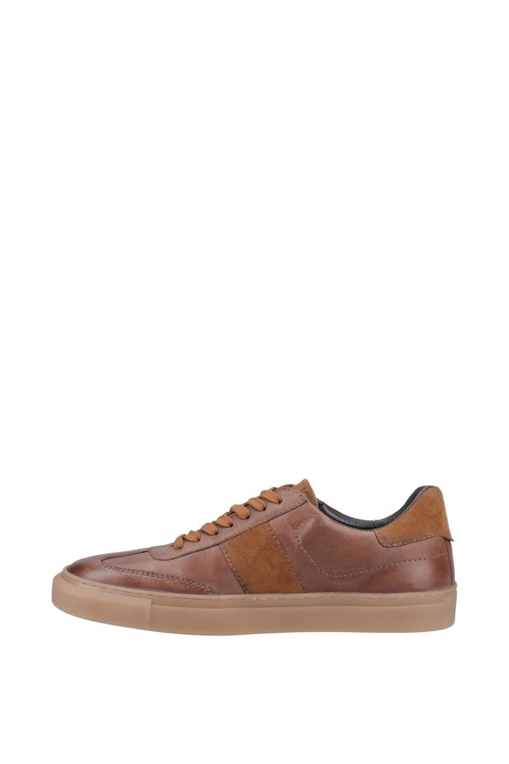 Hush Puppies Hush Puppies Men's Riley Trainer in Tan - 4