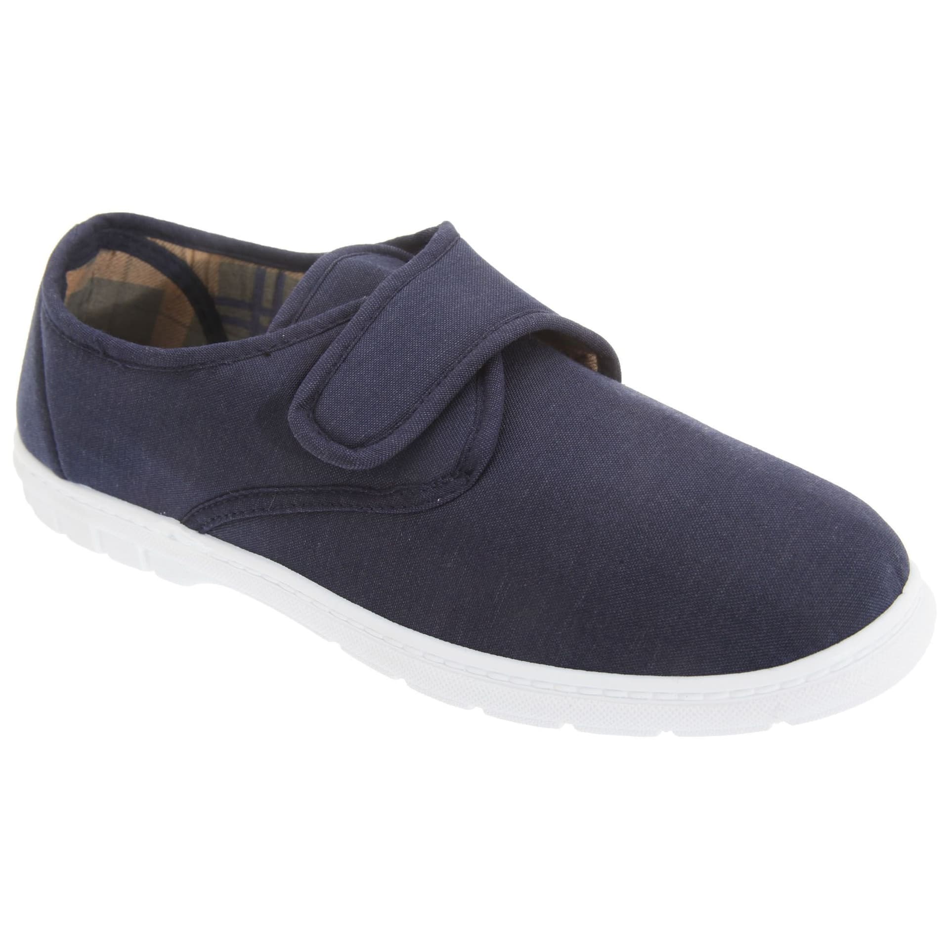 Scimitar Scimitar Men's Touch Fastening Casual Textile Shoes in Dark Navy