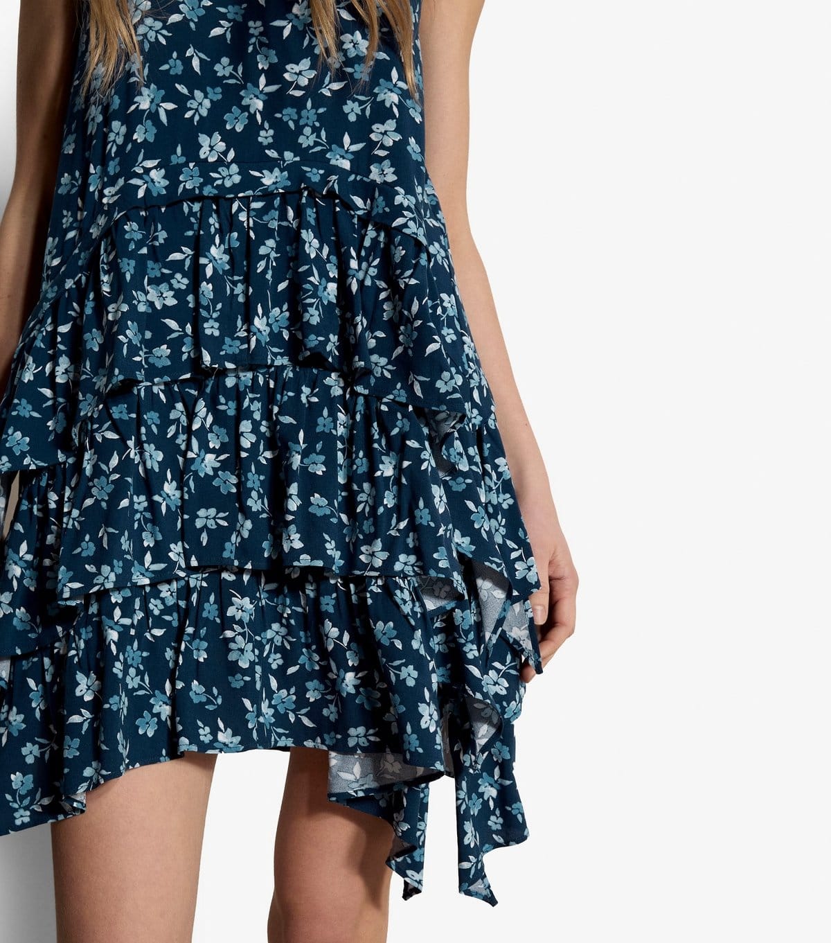 Apricot Women's Blue Floral Print Mini Dress Apricot New Look - 4