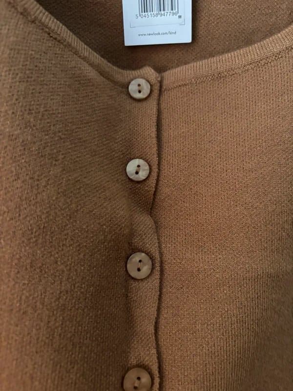 New Look Bnwt New Look brown waistcoat top