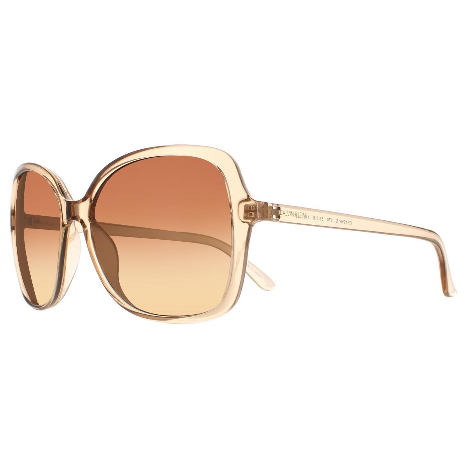 Calvin Klein CALVIN KLEIN Women's Butterfly Crystal Beige Brown Gradient CK19561S Sunglasses - 2
