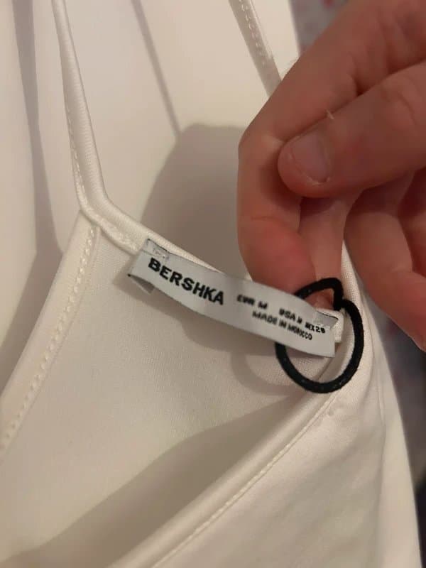 Bershka Bershka White Bodysuit