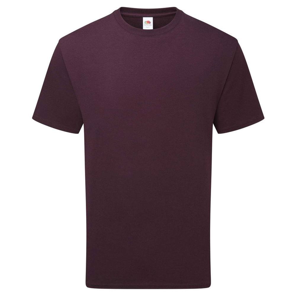 Fruit Of The Loom Fruit of the Loom Men's Pure Cotton T-Shirt in Purple - 3