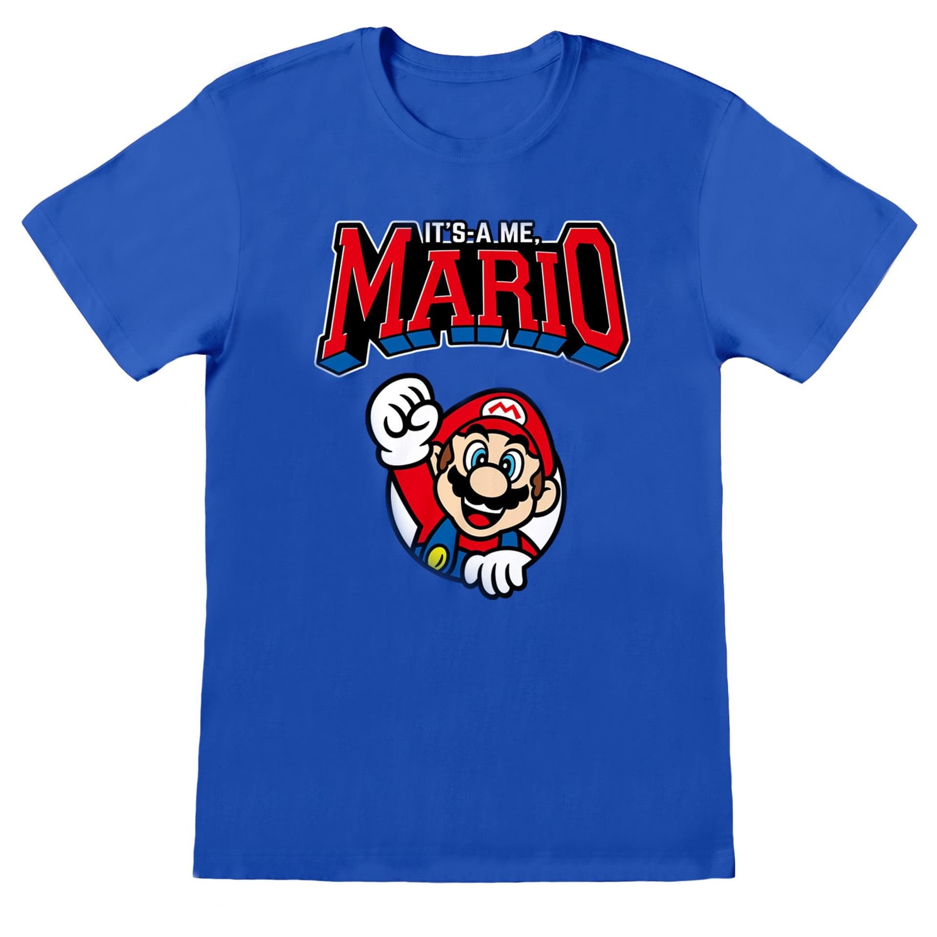 Super Mario Super Mario Men's Mario T-Shirt in Blue