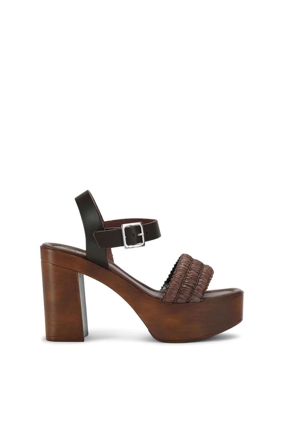 Carvela Carvela Women's 'Sassari Block' Heels in Dark Brown