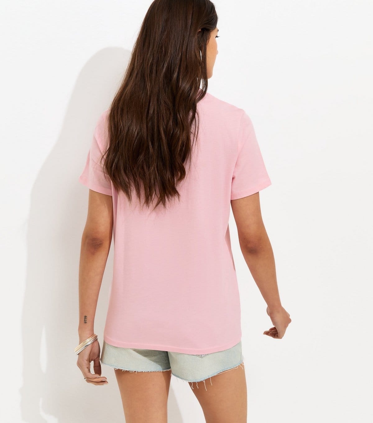 New Look Women's Light Pink Seattle Print T-Shirt New Look - 4
