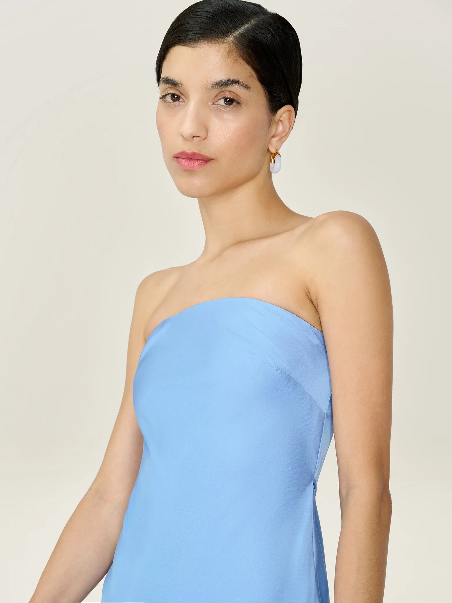 OMNES Amdra Dress in Vista Blue - 3