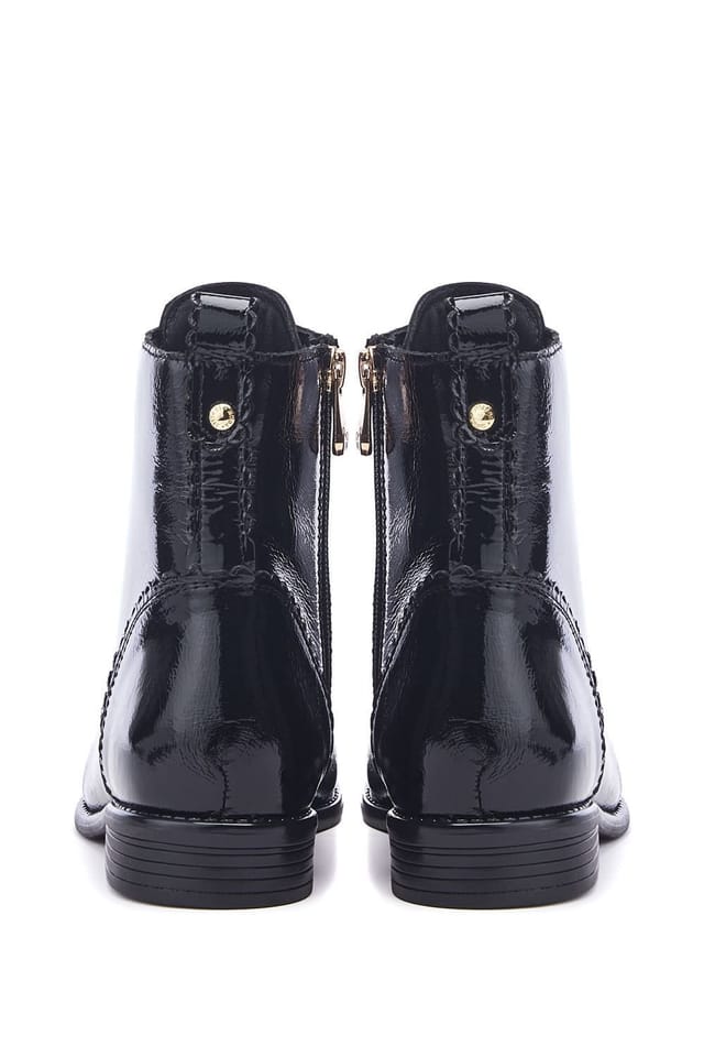 Moda In Pelle Moda In Pelle Women's 'Penelopi' Patent Leather Ankle Boots in Black - 3