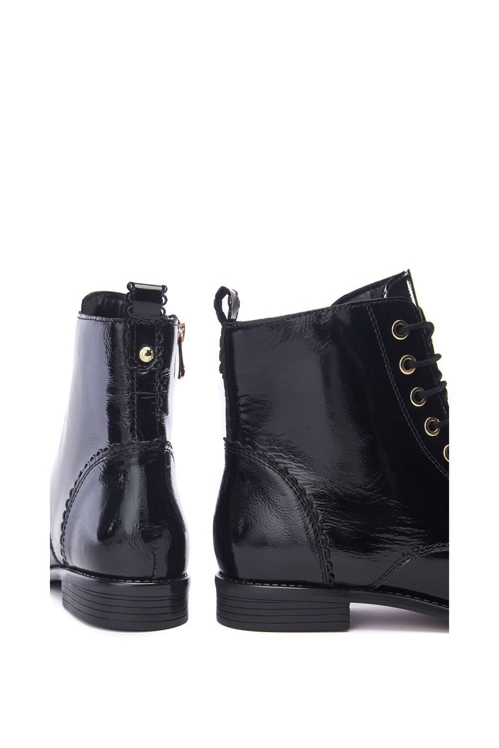 Moda In Pelle Moda In Pelle Women's 'Penelopi' Patent Leather Ankle Boots in Black - 4