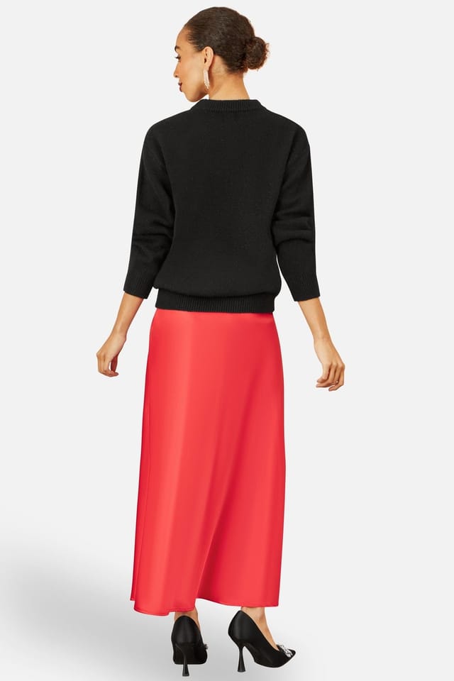 Yumi Yumi Women's Black Relaxed Knitted Jumper With Sequin Detail - 3