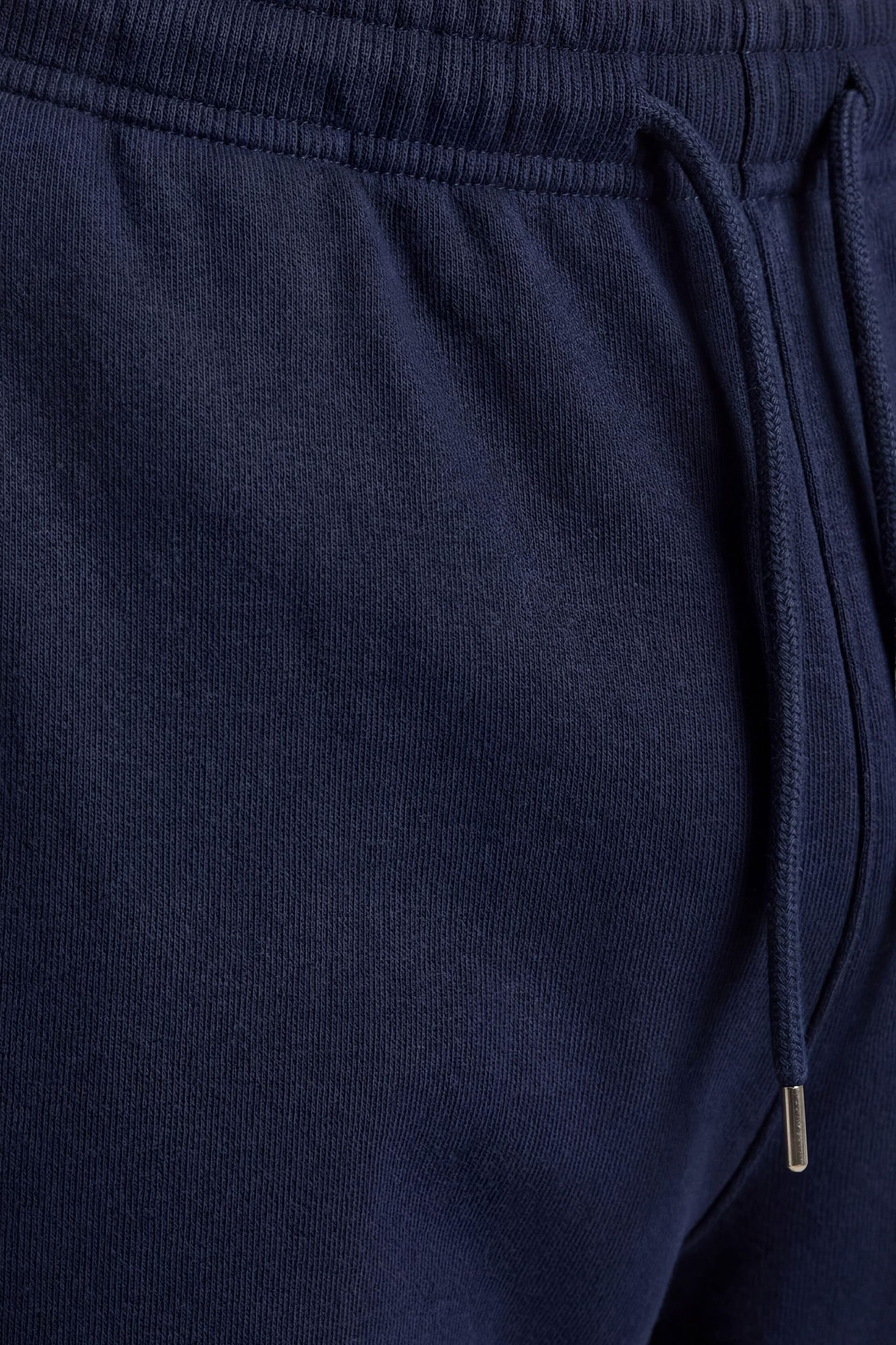 CICAY CICAY Men's Elastic Hem Joggers - Cotton Blend Tapered Fit in Navy - 4