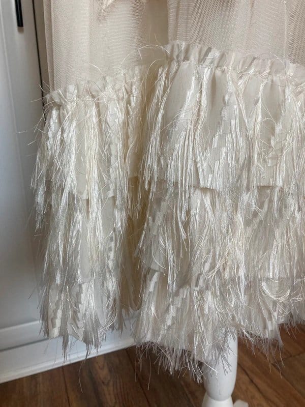 Monsoon Ivory 1920s Style Flapper Dress - 1