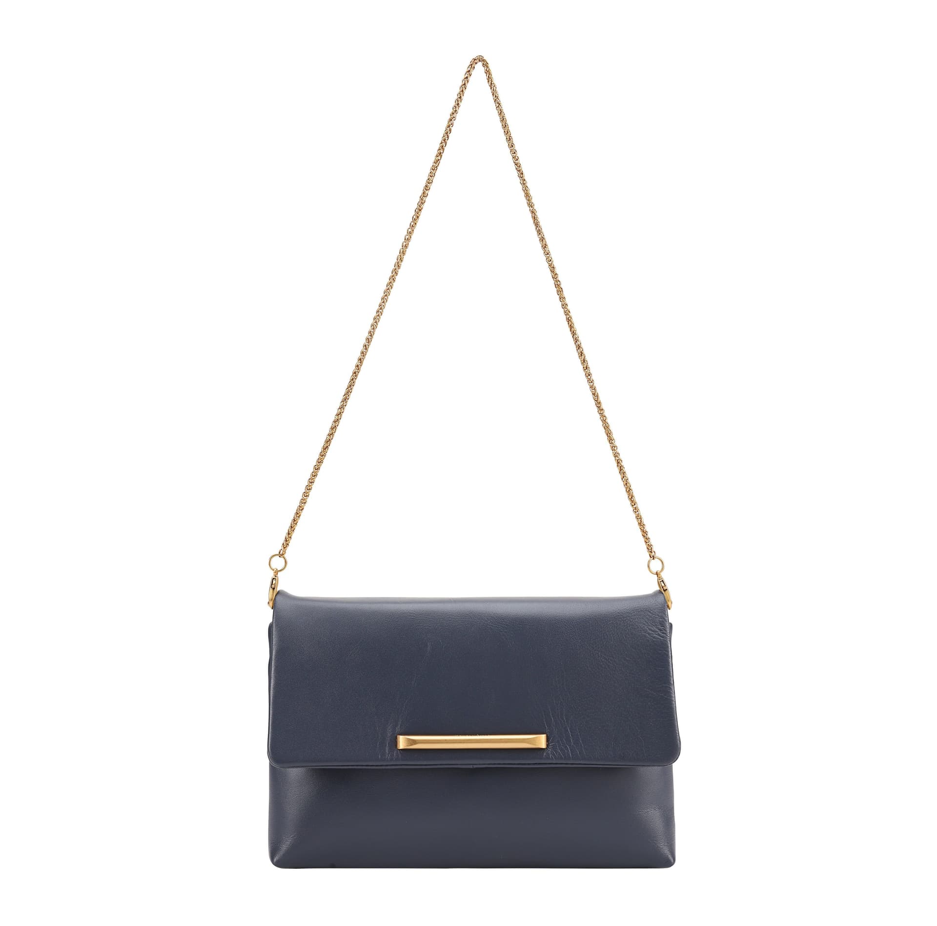 Paul Costelloe Paul Costelloe Women's Tilda Leather Clutch in Navy