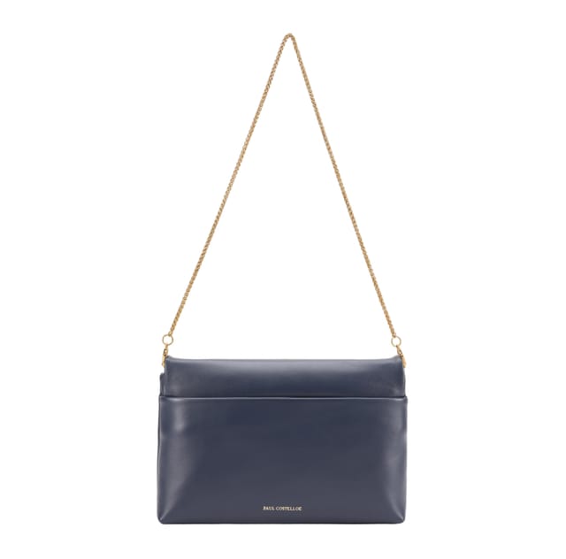 Paul Costelloe Paul Costelloe Women's Tilda Leather Clutch in Navy - 3