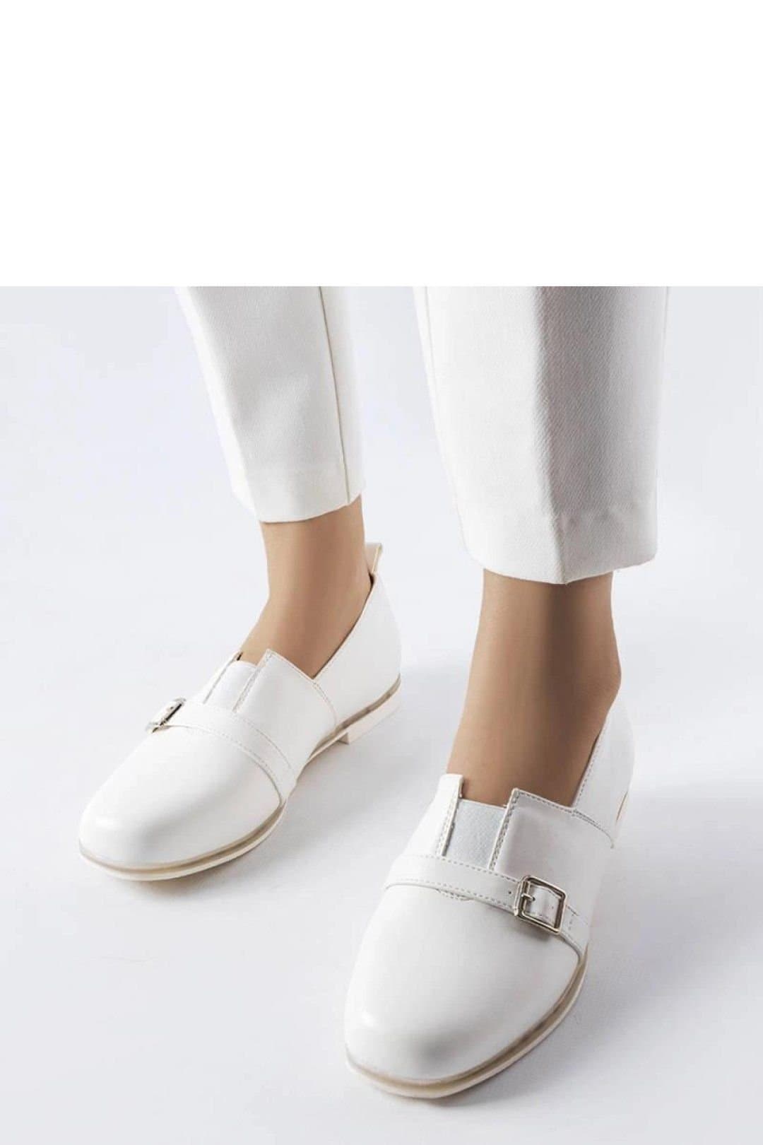 Love Lace Love Lace White Rubber Slip-On Loafers for Summer Comfort