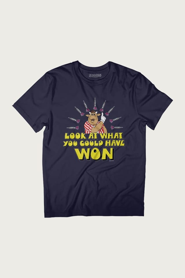 Bullseye Bullseye Men's Look At What You Could Have Won T-Shirt in Navy - 2